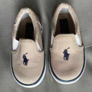 Ralph Lauren Polo Harbour Slip on Toddler Shoes (size 5C)